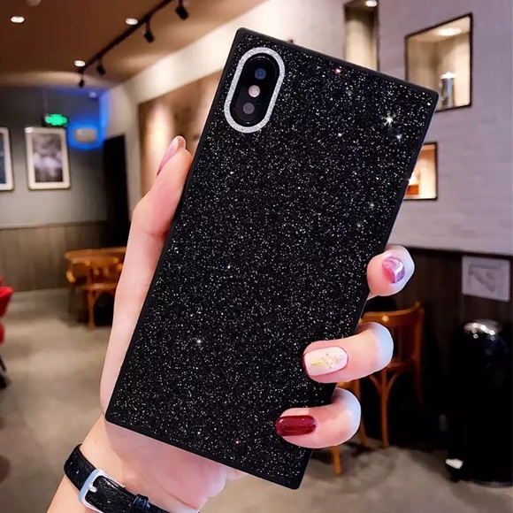 Accessories - Iphone X luxury glitter case